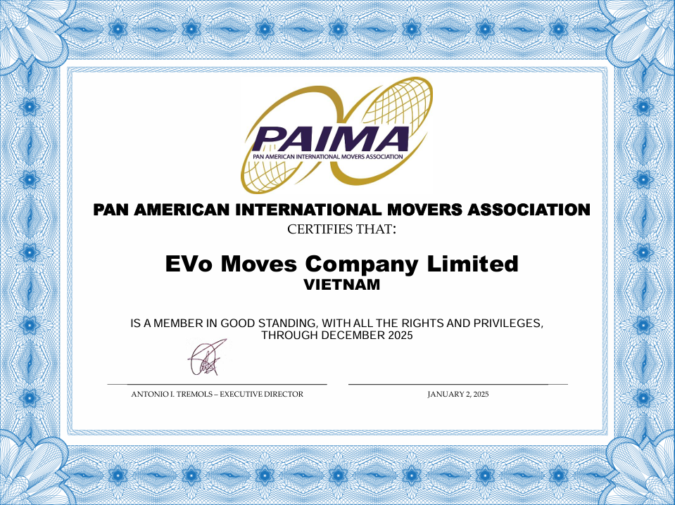 PAIMA-Certificate